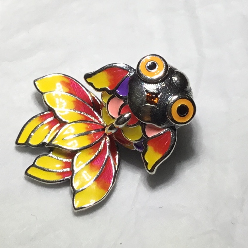 Koi Fish Good Luck Bead Pendant Charm Pandora Style